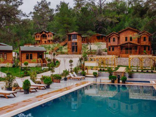 Babylontown Otel Olympos Luaran gambar